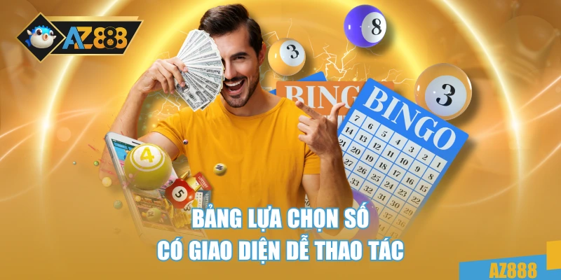 Xổ Số Siêu Tốc Trải Nghiệm Đỉnh Cao Cùng Az888 Mỗi Phút 3 Bảng lựa chọn số có giao diện dễ thao tác